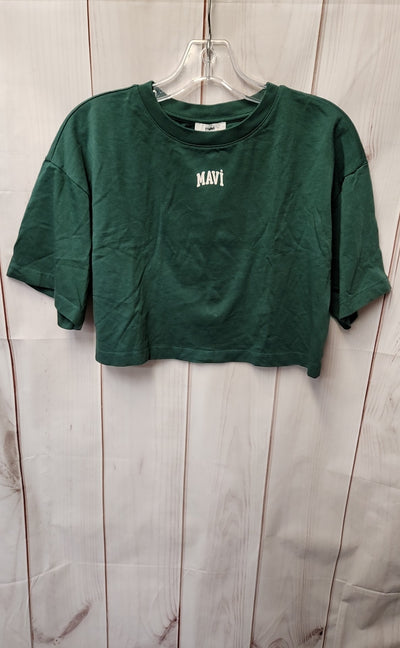 Mavi Women's Size XS Green Short Sleeve Top