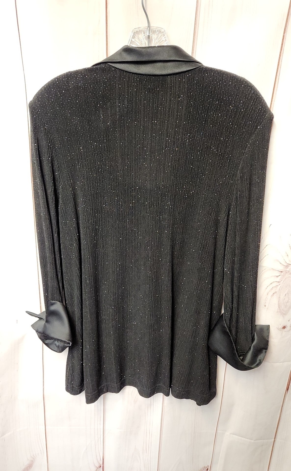 Xscape Women's Size M Black Long Sleeve Top