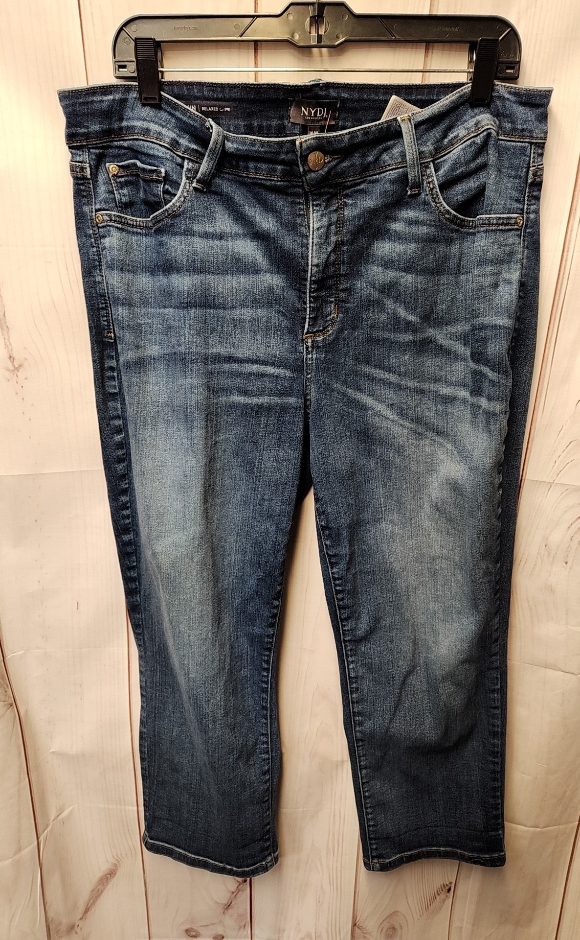 NYDJ Women's Size 33 (15-16) Blue Jeans Marlyn