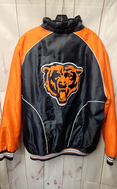 Chicago Bears NFL Men's Size XXL Blue & Orange Jacket