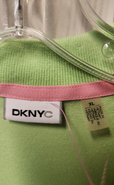 DKNY Women's Size XL Green Short Sleeve Top