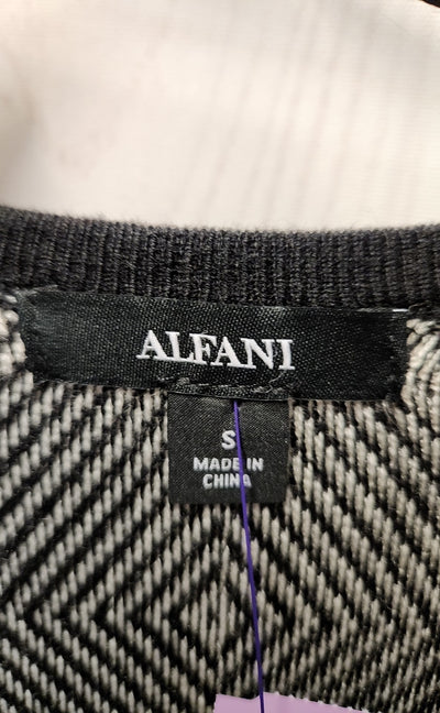 NWT Alfani Women's Size S Black & White Cardigan