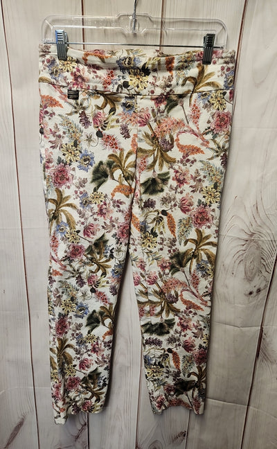 Lisette L Montreal Women's Size 10 White Floral Pants