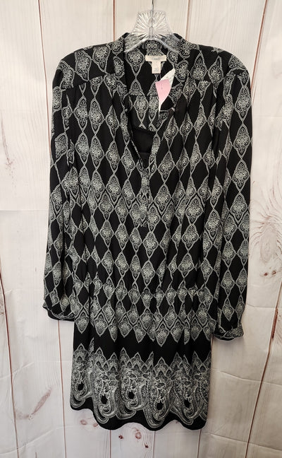 NWT Caslon Women's Size L Black Dress