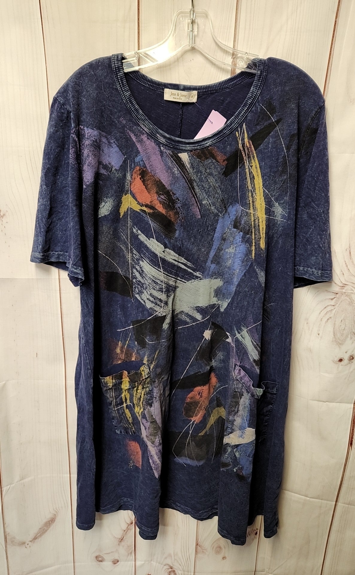 Jess & Jane Women's Size 1X Navy Dress