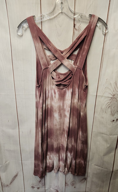 American Eagle Women's Size L Pink Tie Dye Dress
