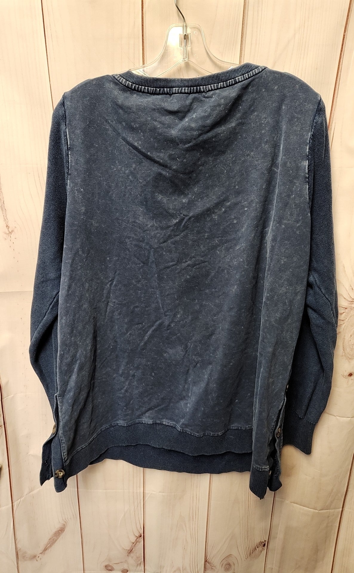Natural Women's Size XL Blue Sweatshirt