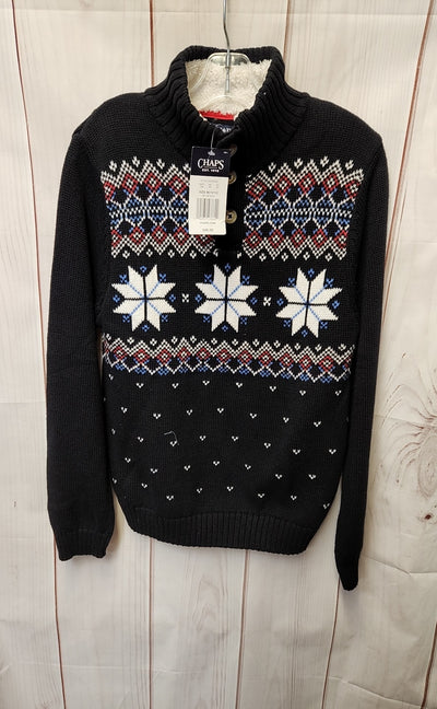 NWT Chaps Boy's Size 10/12 Black Sweater