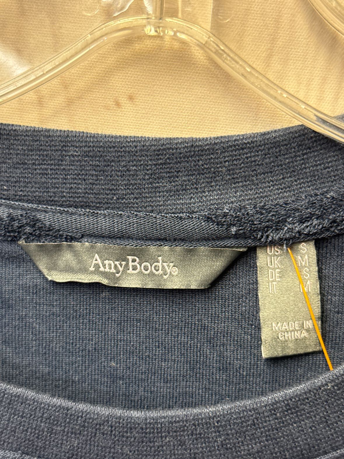AnyBody Women's Size S Navy Sweatshirt