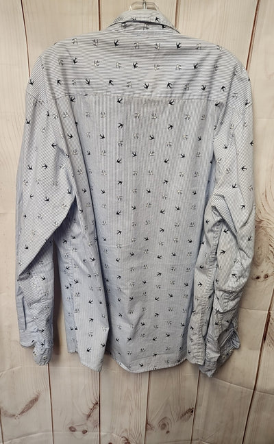 Michael Brandon Men's Size XXL Blue Shirt