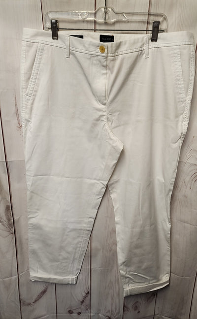 Talbots Women's Size 16 White Pants Relaxed Chino
