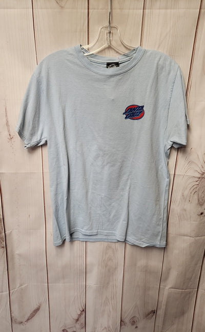 Santa Cruz Boy's Size 18/20 Light Blue Shirt