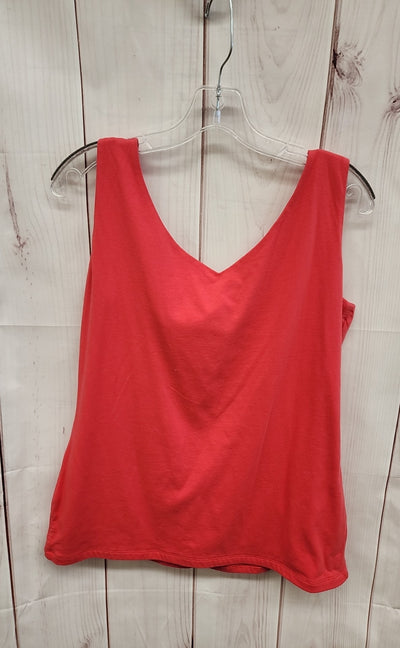 Cabi Women's Size L Coral Sleeveless Top