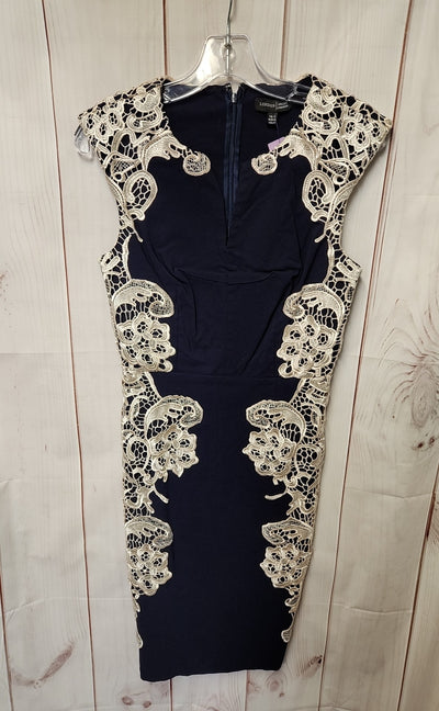 London Women's Size 8 Navy Dress