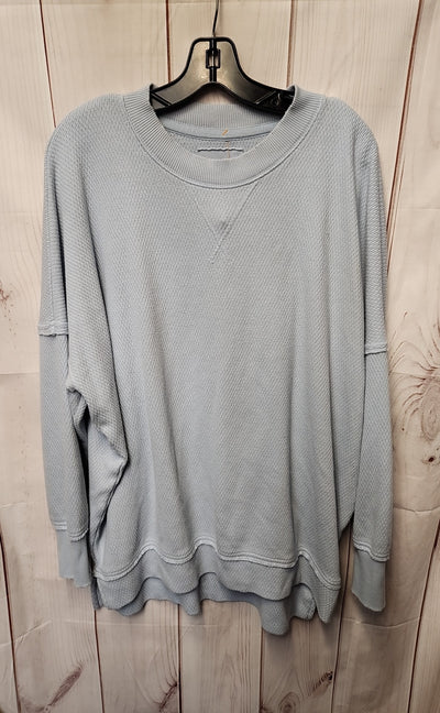 Aerie Women's Size L Light Blue Sweatshirt