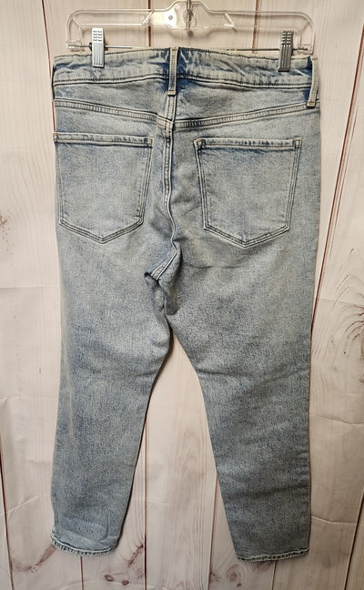 Old Navy Women's Size 31 (11-12) Blue Jeans Power Slim Straight
