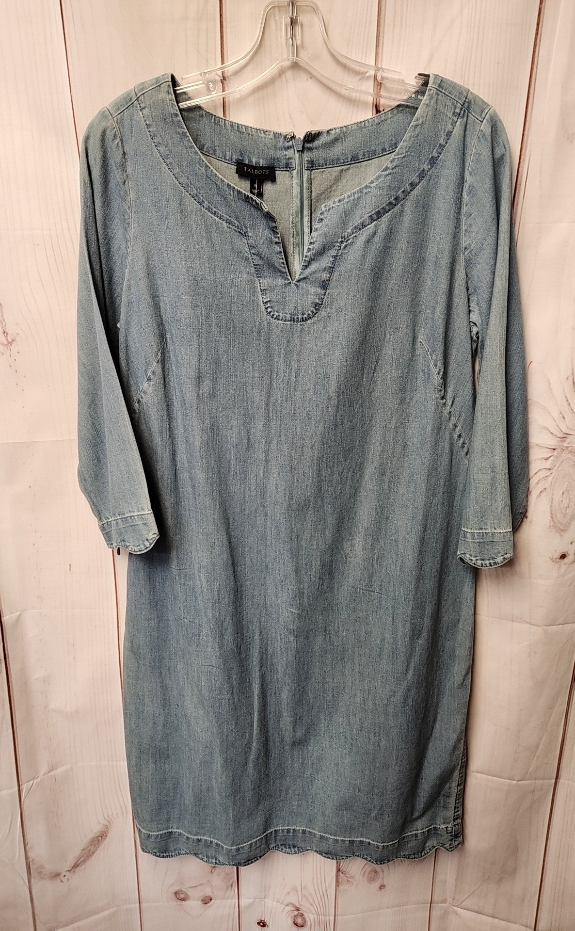 NWT Talbots Women's Size 6 Blue Dress