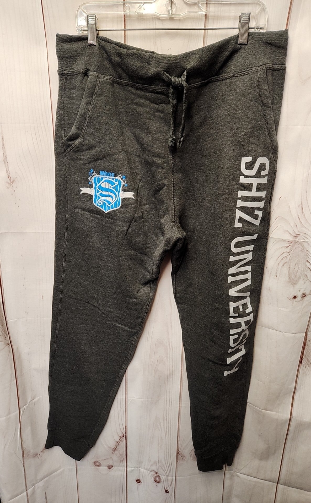 Wicked Women's Size XL Gray Sweatpants Shiz University