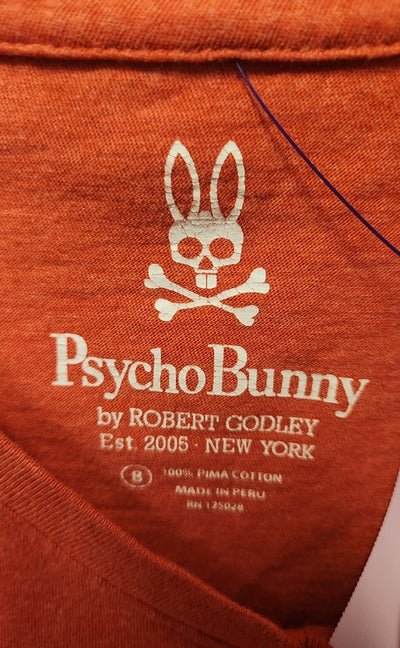 Psycho Bunny Men's Size 8 = US 1XL Red Shirt