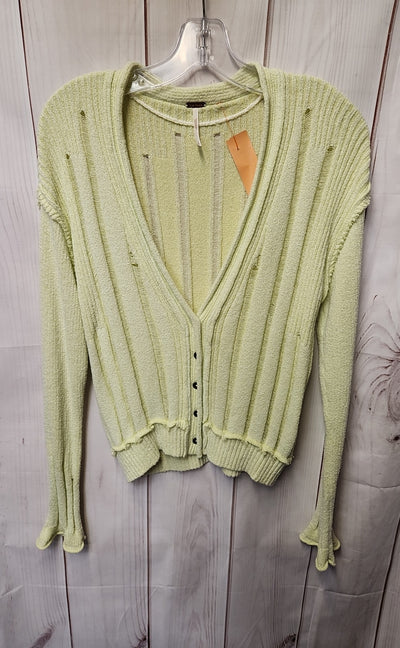 Free People Women's Size S Yellow Cardigan