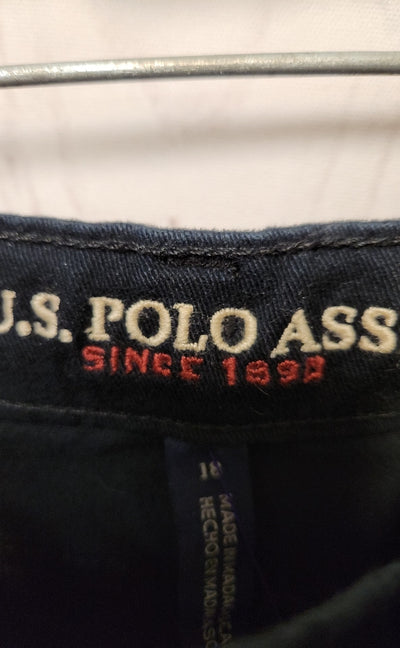 NWT US Polo Assn. Boy's Size 18 Black Pants