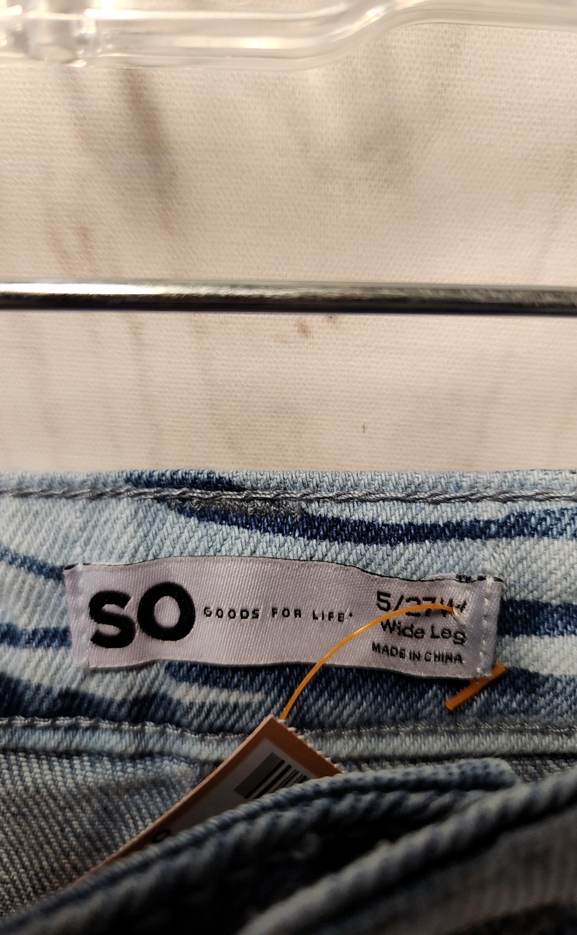 So Women's Size 27 (3-4) Blue Jeans
