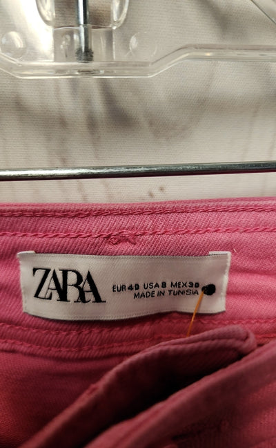 Zara Women's Size 29 (7-8) Pink Jeans