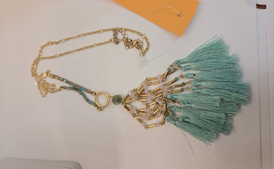 Gold Tassle Necklace