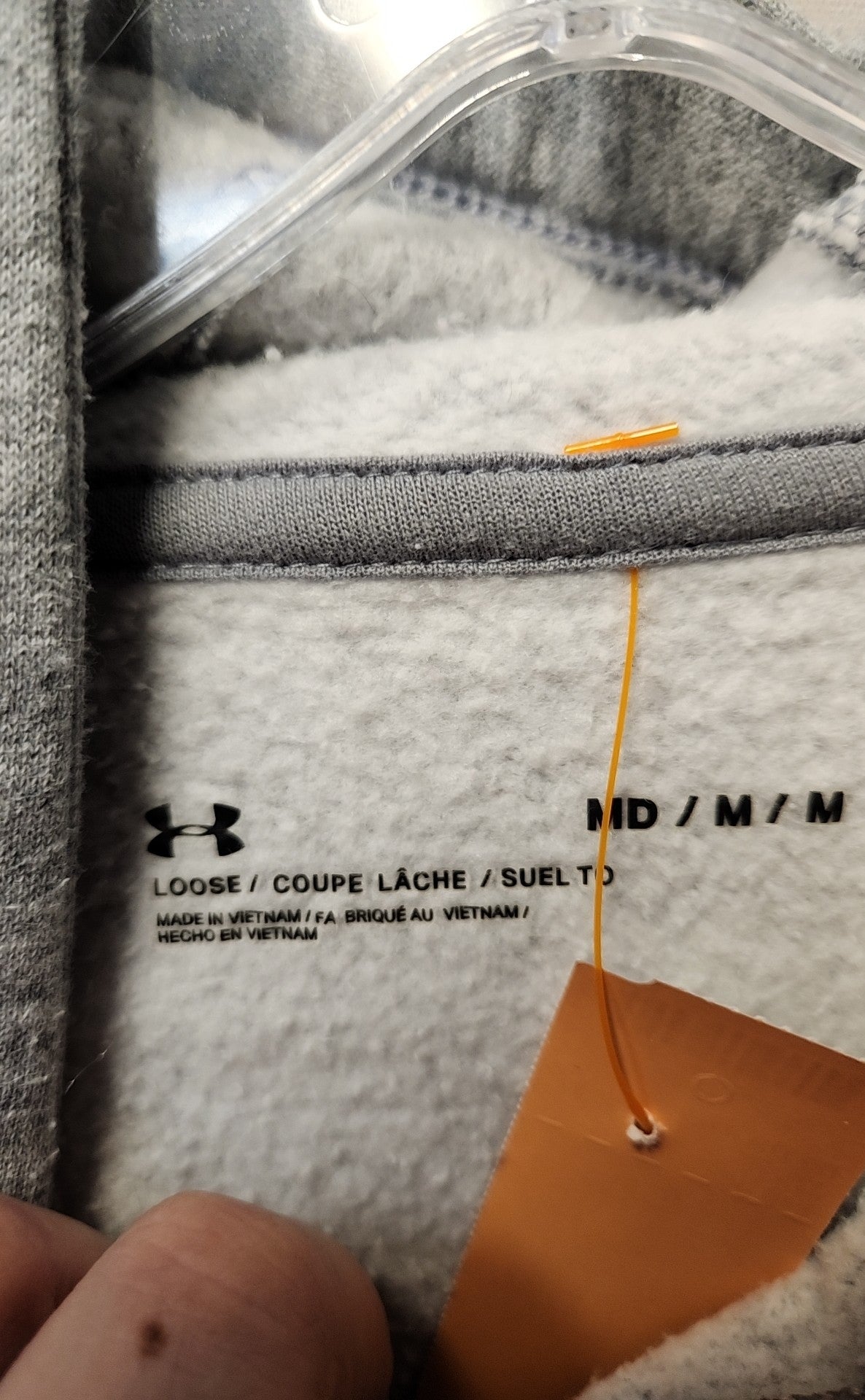 Under Armour Women's Size M Gray Hoodie