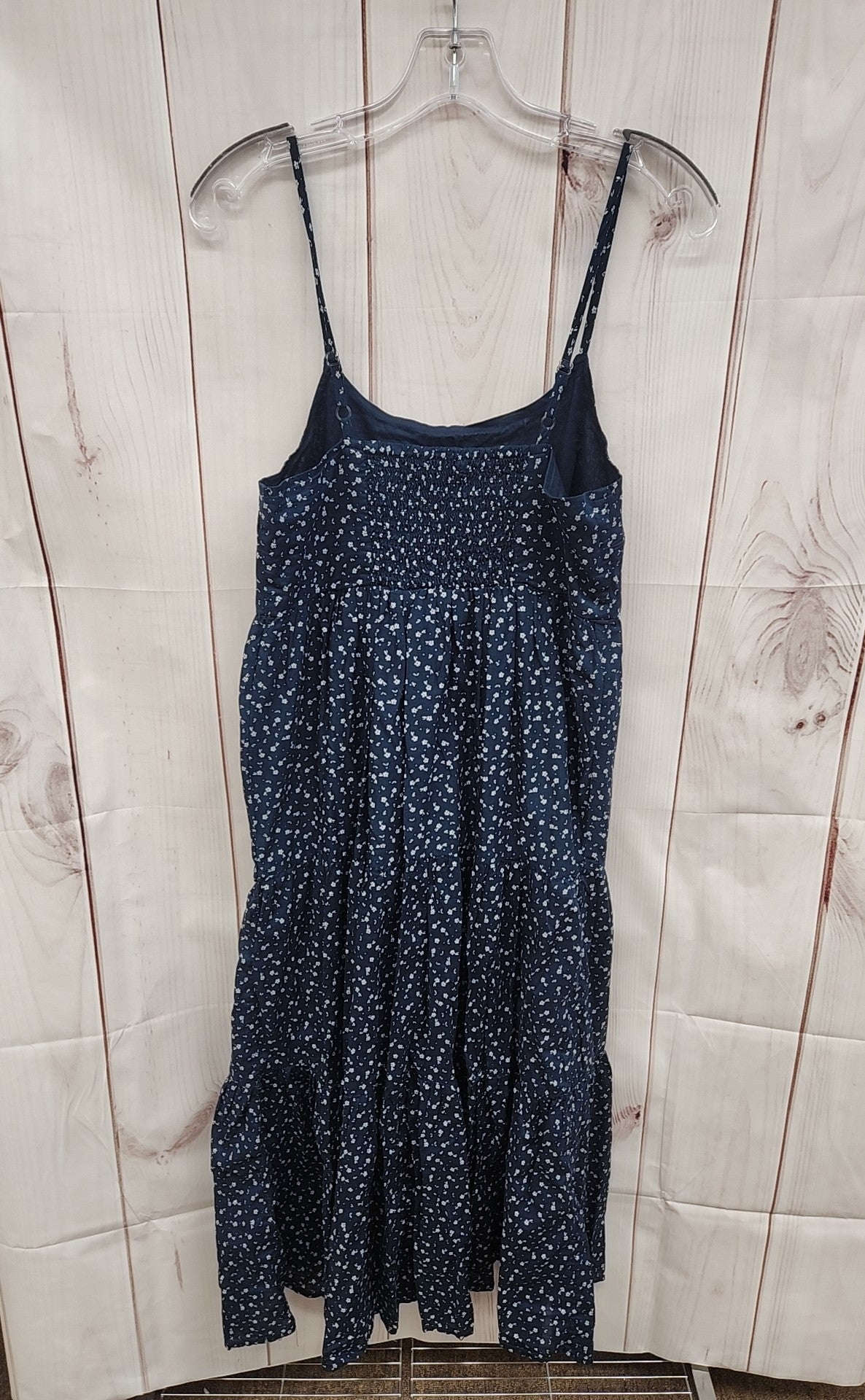 Beach Lunch Lounge Women's Size S Navy Floral Dress