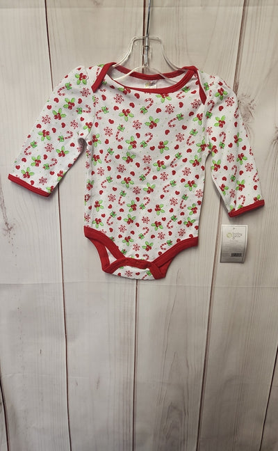 NWT Baby Gear Girl's Size 9-12 Months White Bodysuit