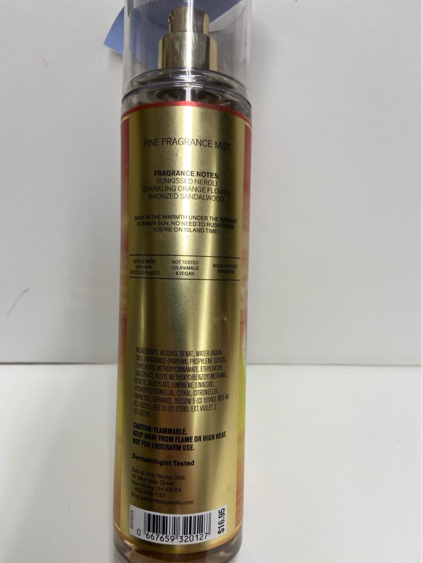 Bath & Body Works In the Sun Fine Fragrance Mist 8fl oz Perfume