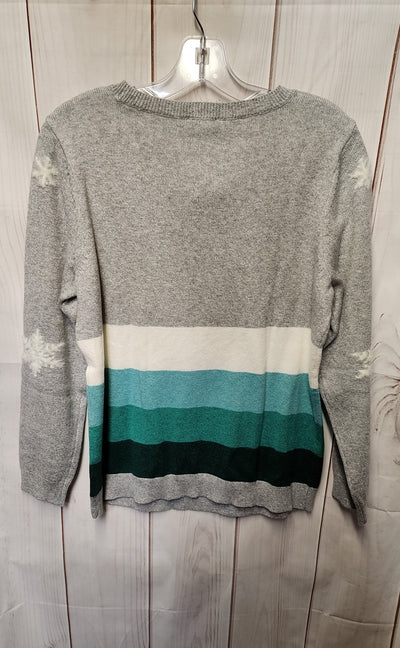 NWT Talbots Women's Size L Petite Gray Sweater