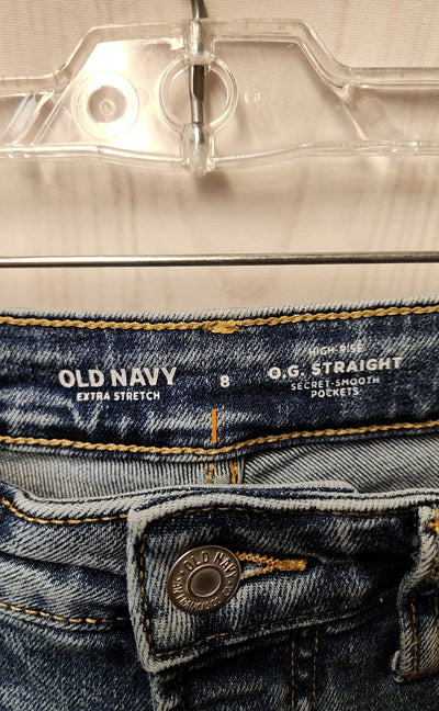 Old Navy Women's Size 29 (7-8) Blue Jeans High Rise O.G. Straight