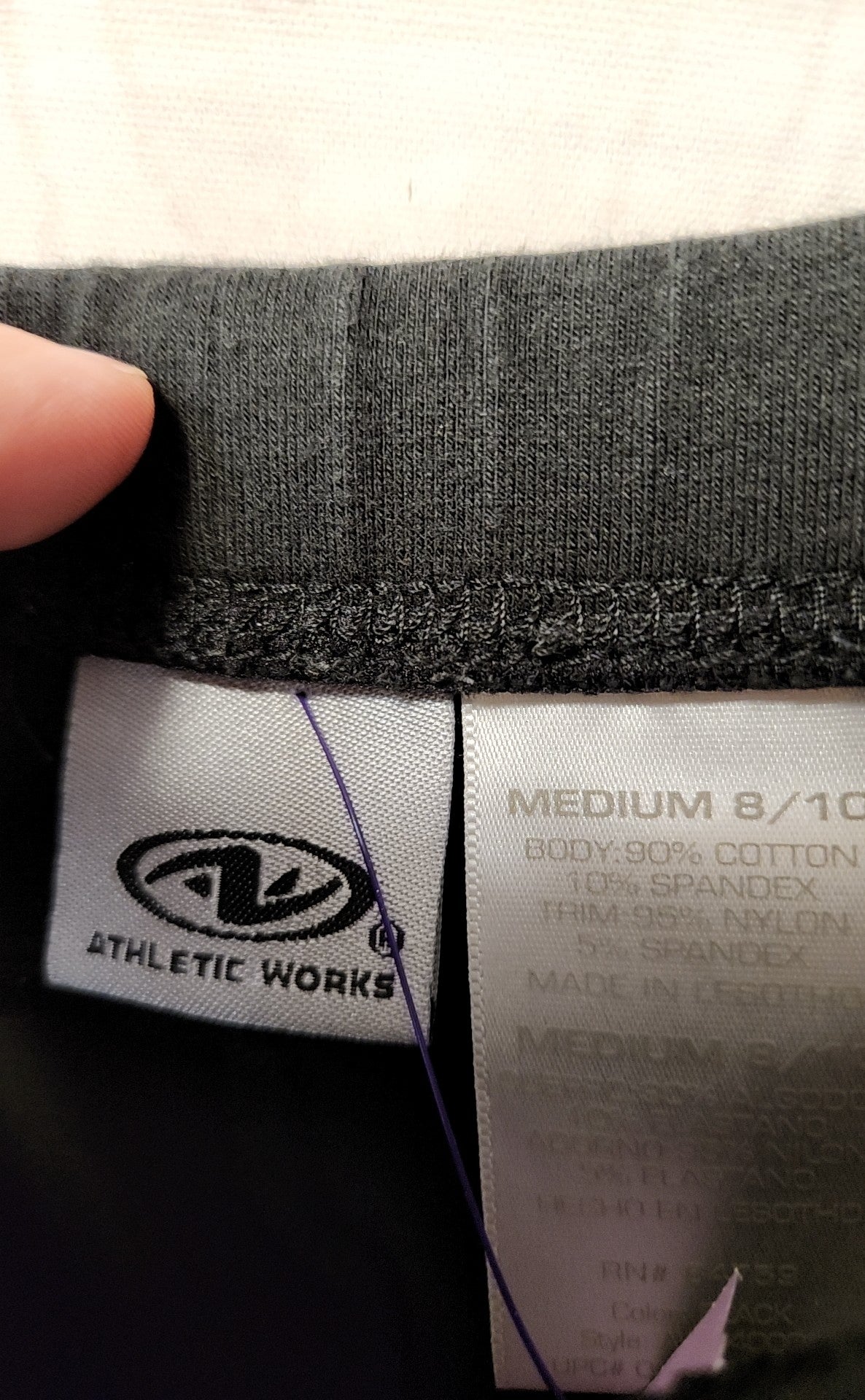 Athletic Works Women's Size M Black Active Capris