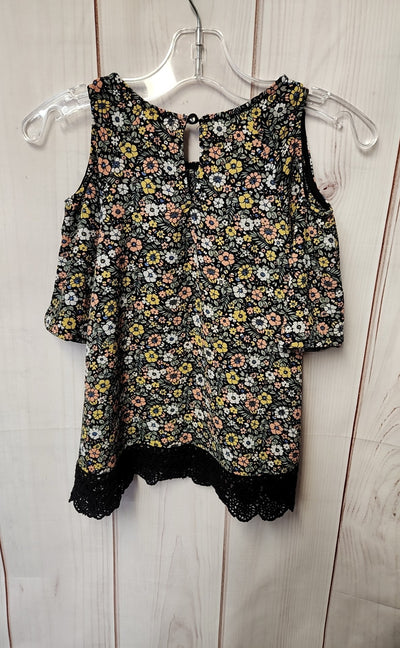 Monteau Girl's Size 7 Black Shirt