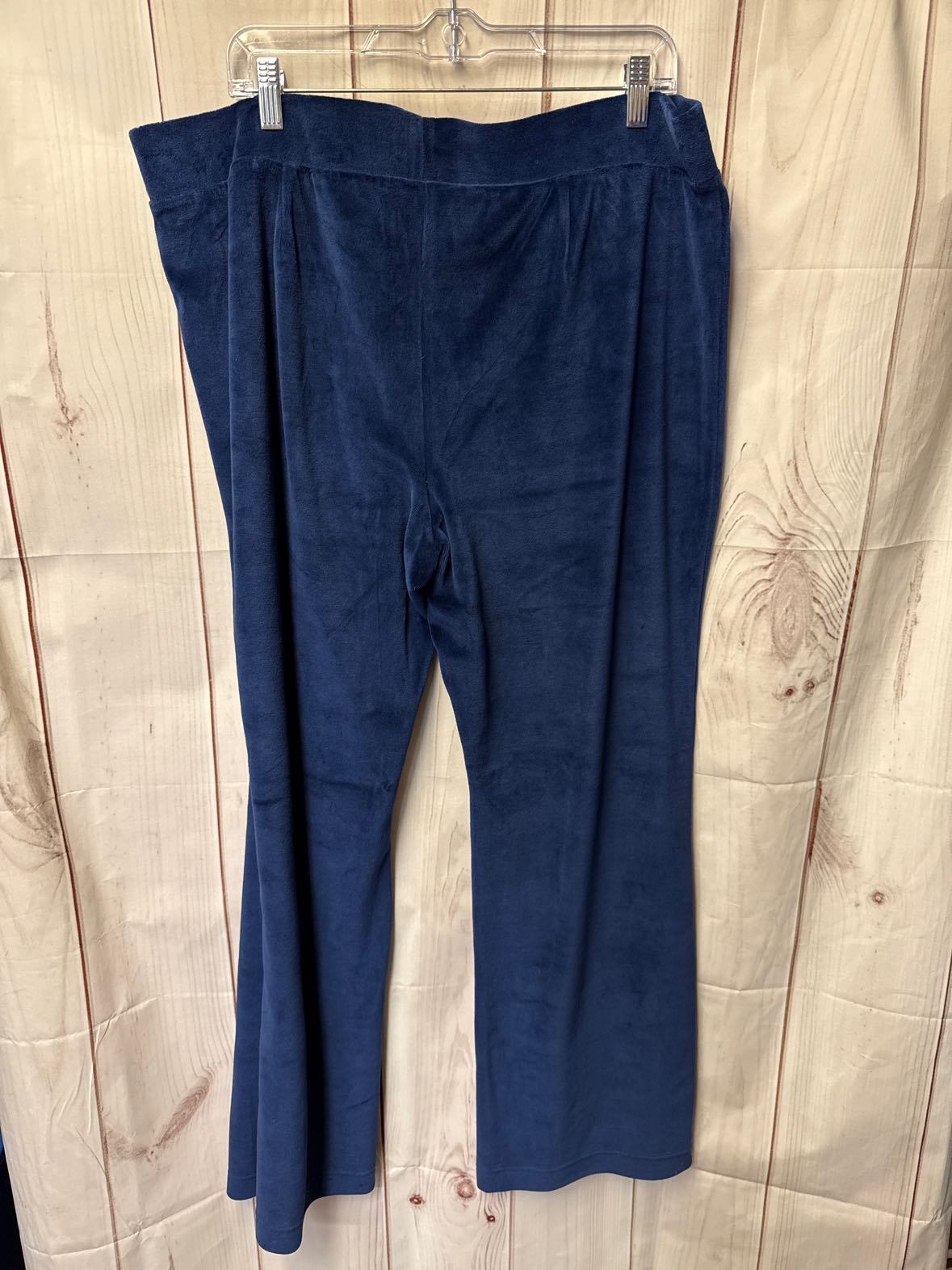 Pure Jill Women's Size XL Blue Velour Pants