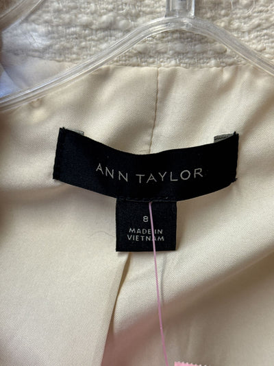 Ann Taylor Women's Size 8 White Blazer