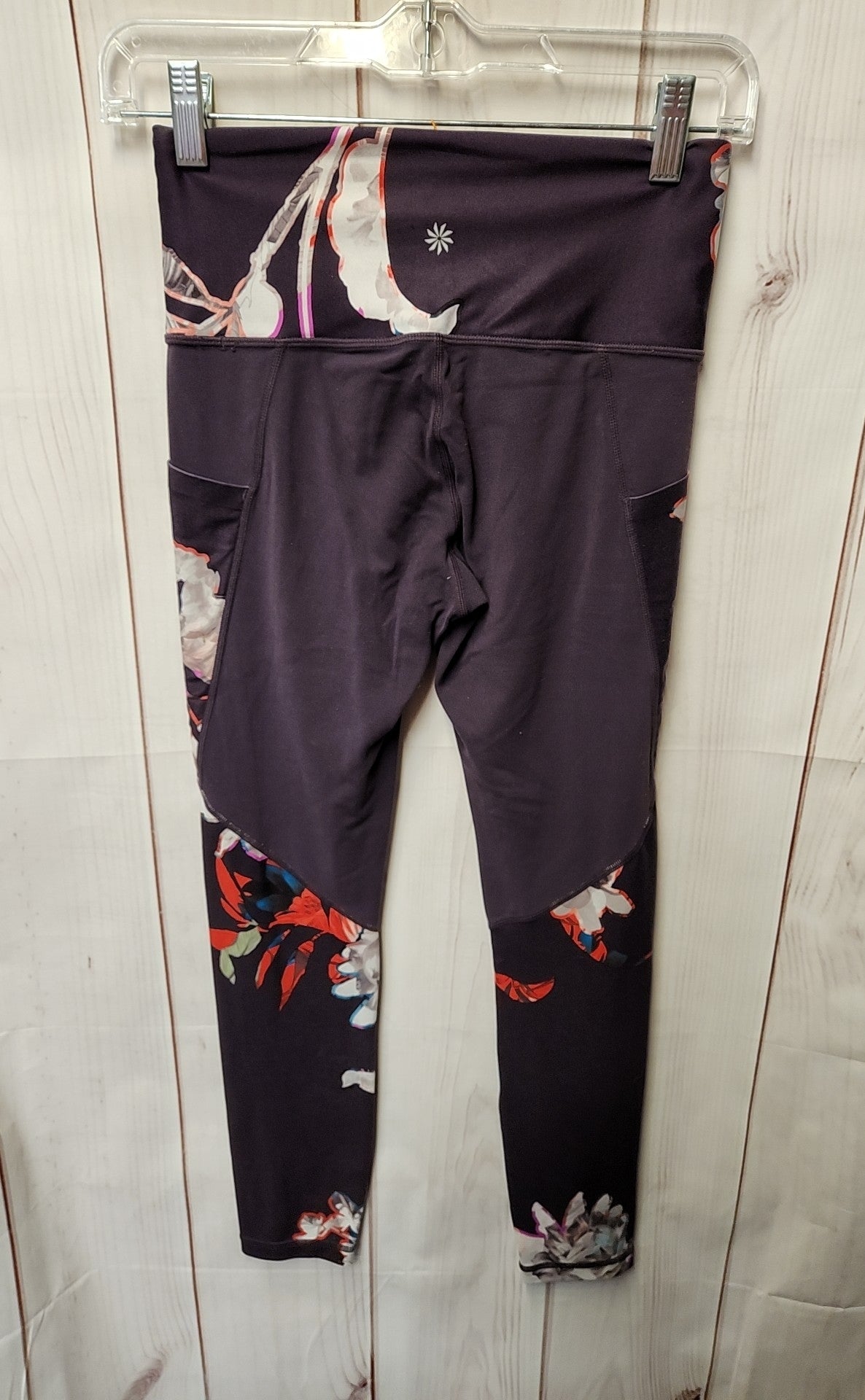 Athleta Women's Size XS Purple Floral Leggings