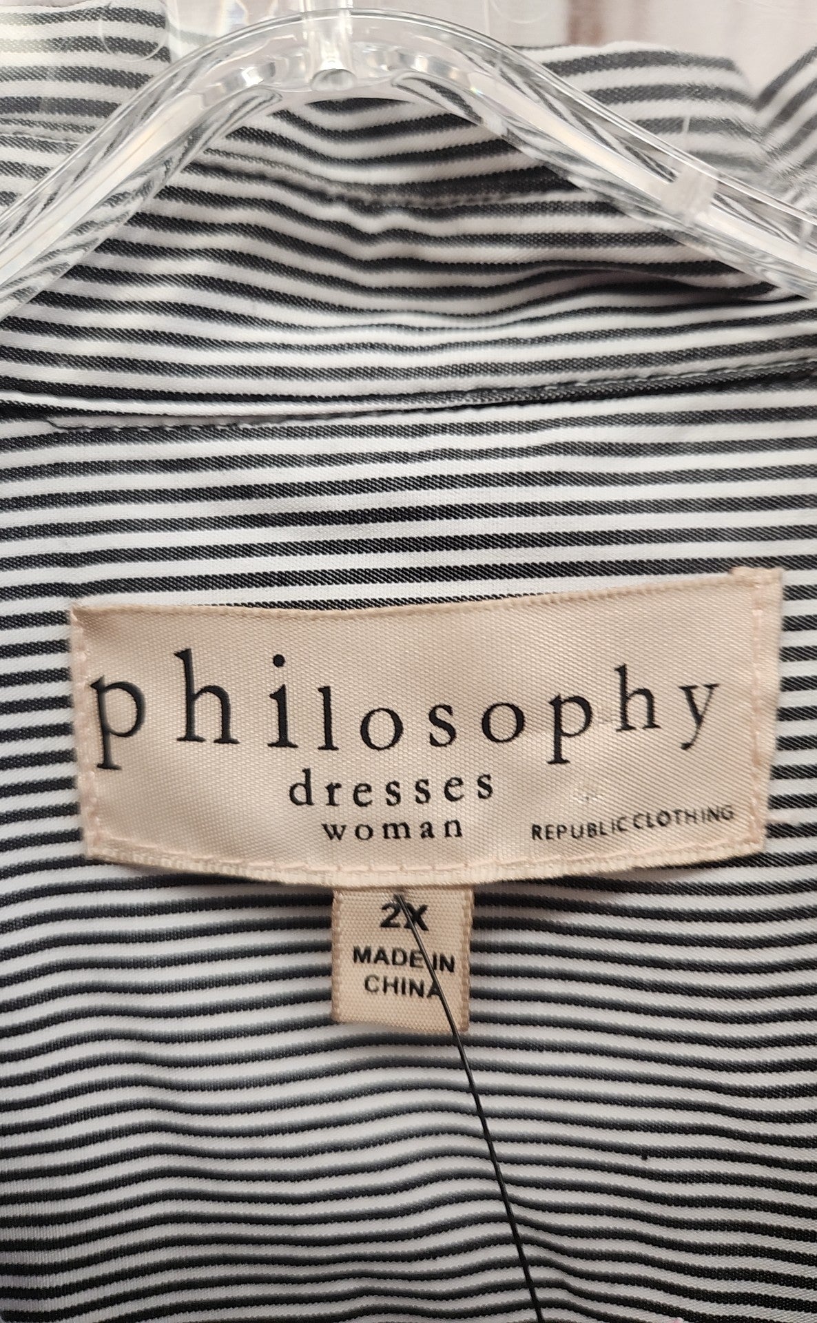 Philosophy Women's Size 2X Black Dress