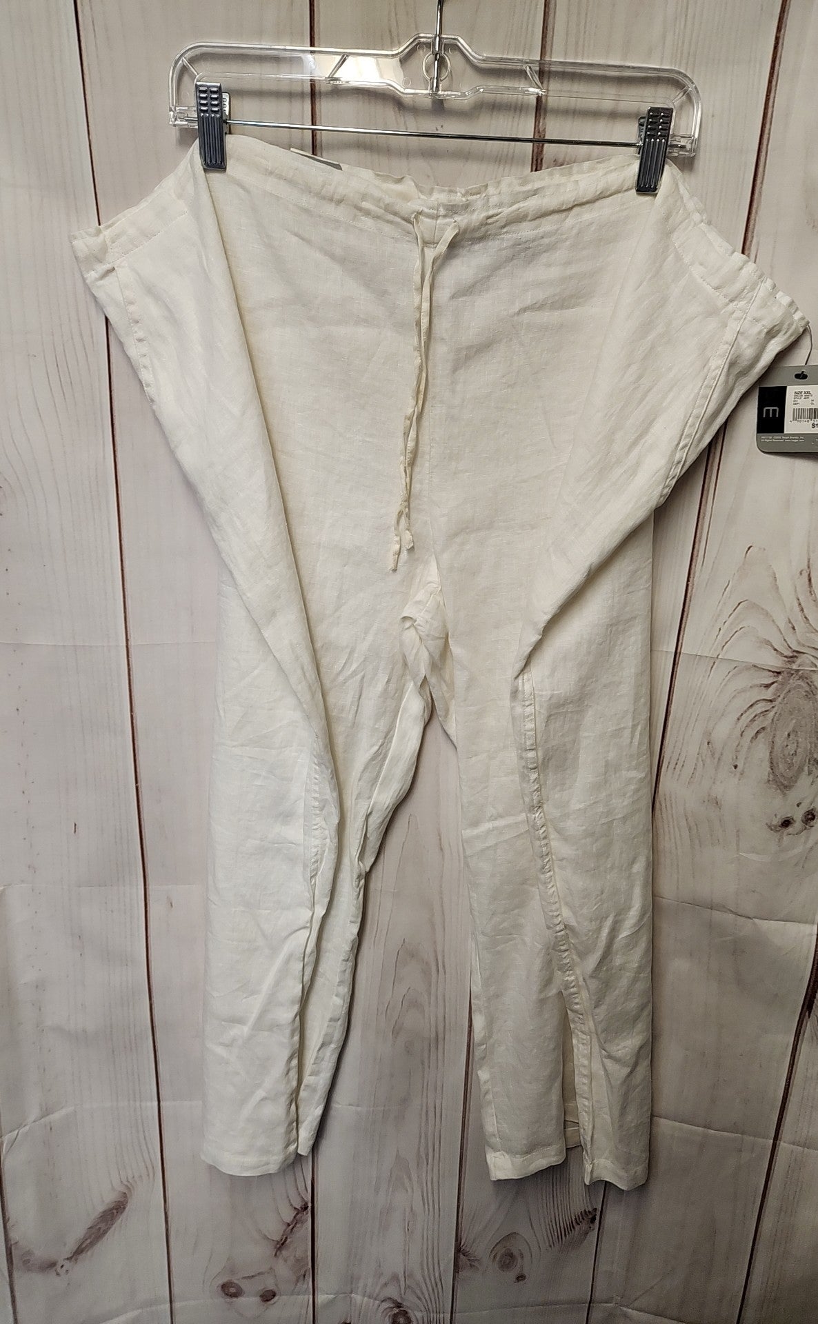NWT Mossimo Women's Size XXL White Linen Pants