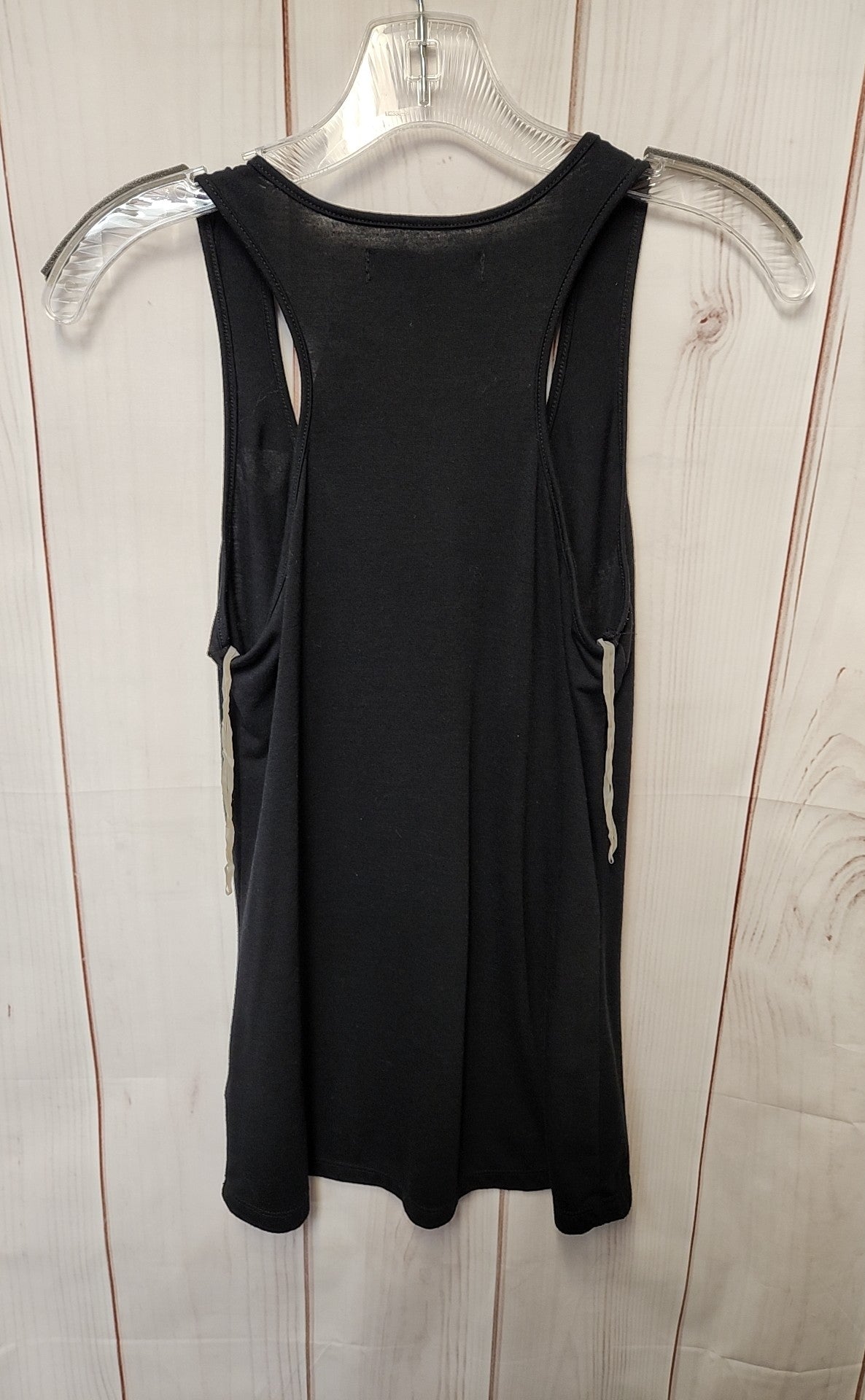 Almost Famous Women's Size S Black & Pink Sequined Active Top