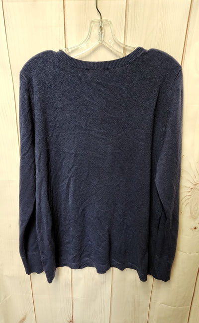 Croft & Barrow Women's Size XL Navy Sweater
