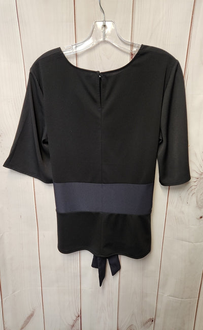 Ann Taylor Women's Size M Black Short Sleeve Top