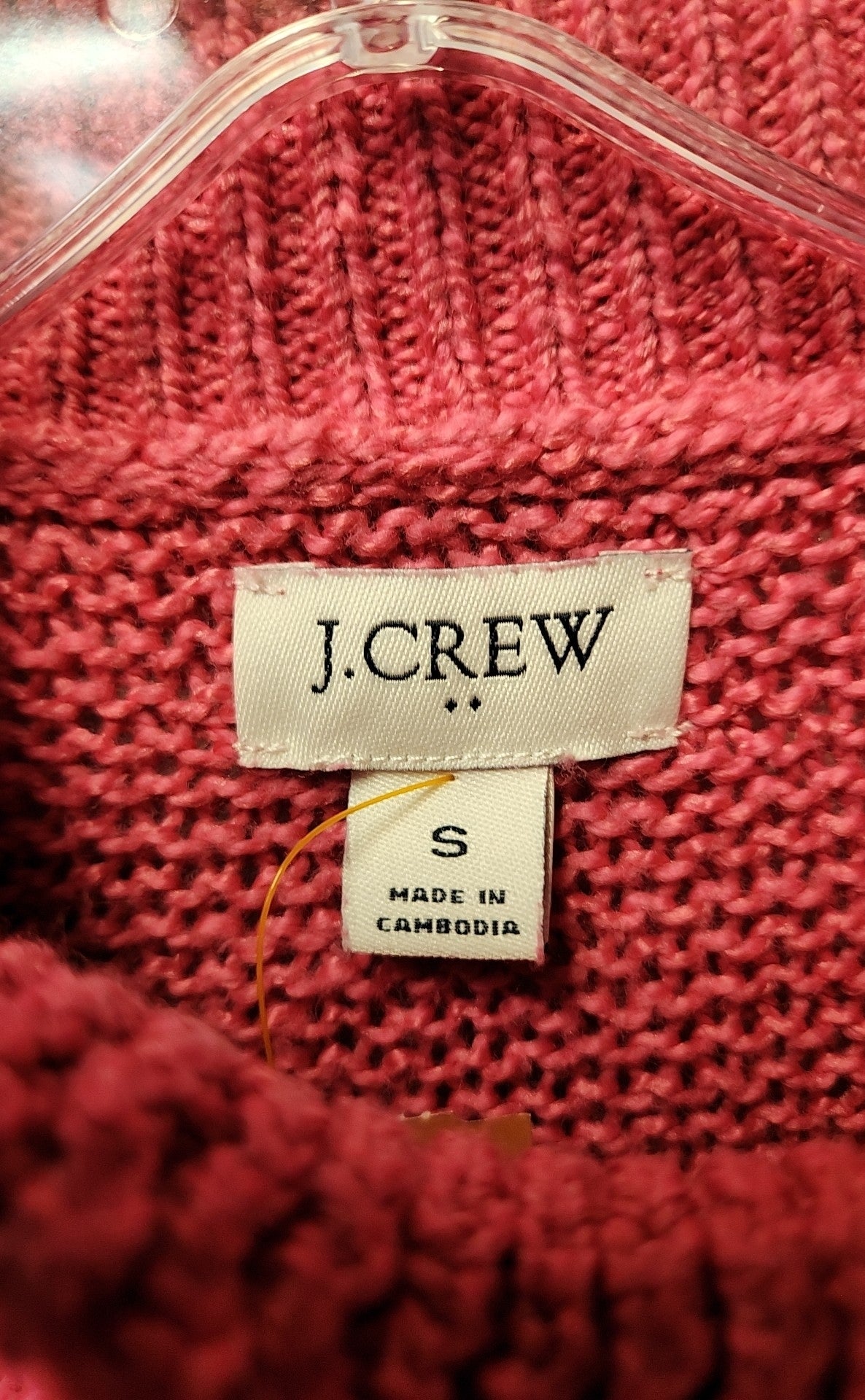 J Crew Women's Size S Pink Sweater