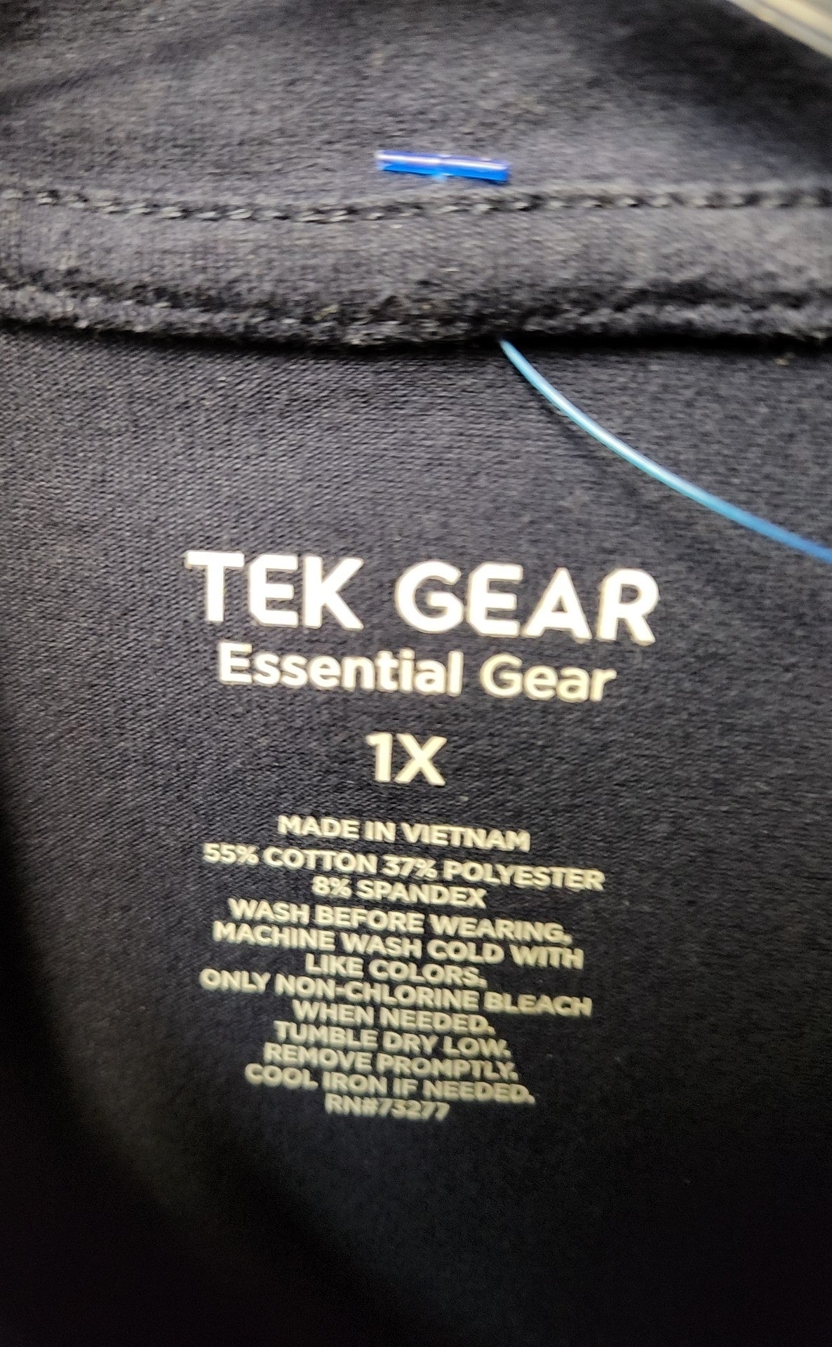 Tek Gear Women's Size 1X Navy Active Jacket