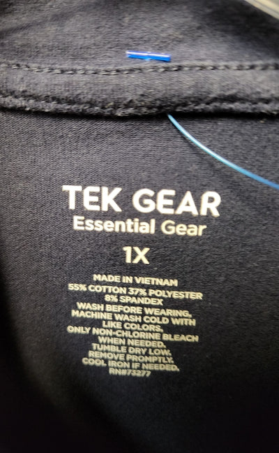 Tek Gear Women's Size 1X Navy Active Jacket
