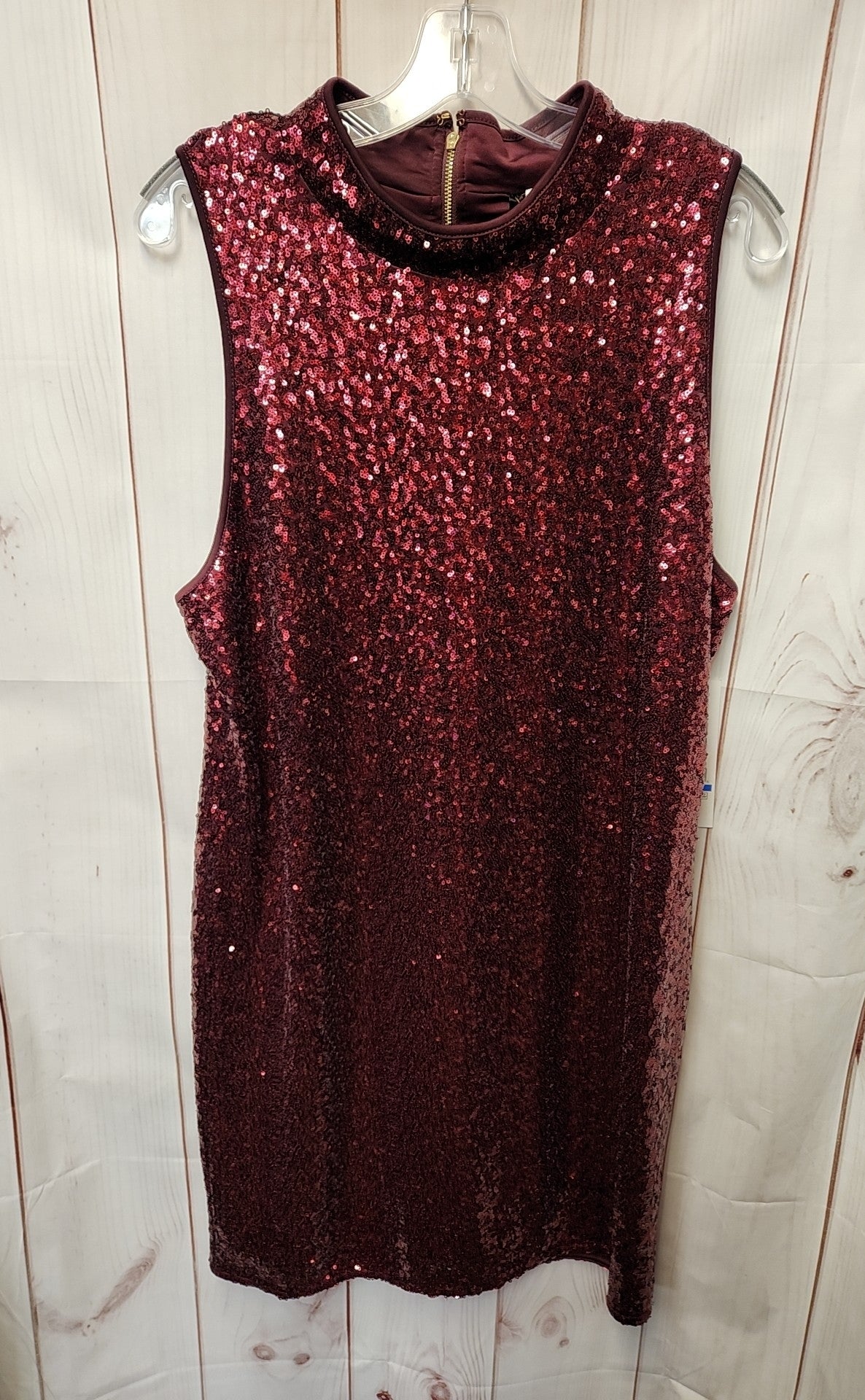 NWT Kensie Women's Size XL Red Sequined Dress