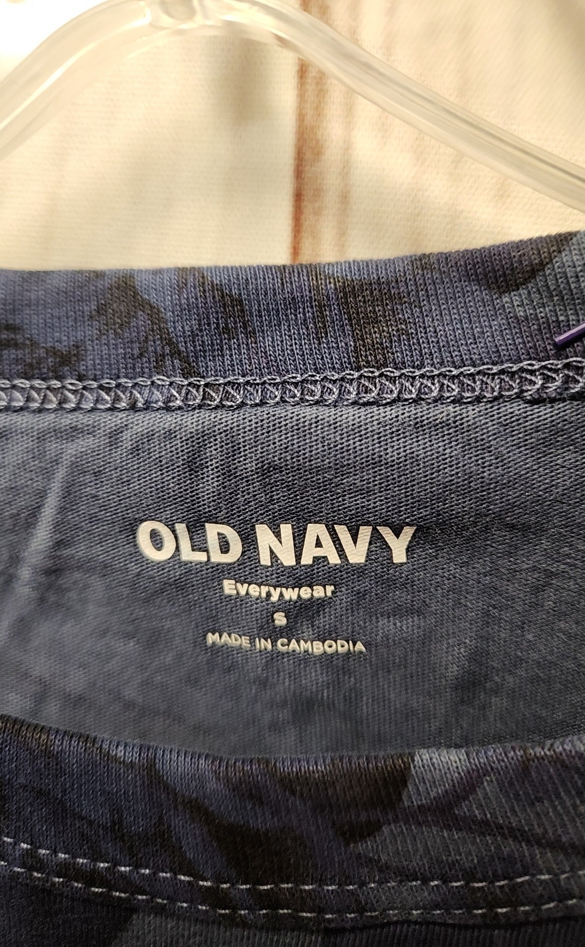 Old Navy Women's Size S Blue Short Sleeve Top