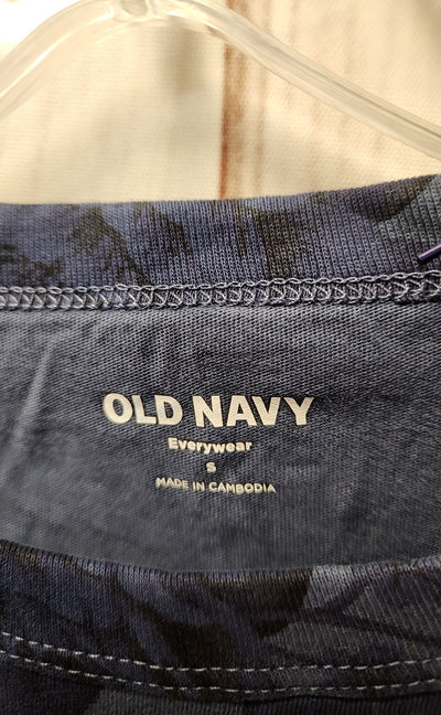 Old Navy Women's Size S Blue Short Sleeve Top